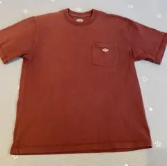 DANTON バーガンディ Tシャツ