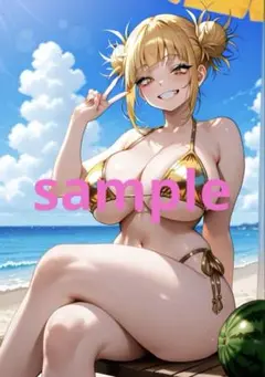 【美品】ヒロアカ　トガヒミコ　ブロマイドＬ判サイズ
