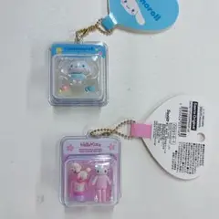 サンリオ ミニチュアトイシリーズ ミニチュチャーム 脚長キティ1!シナモン1！