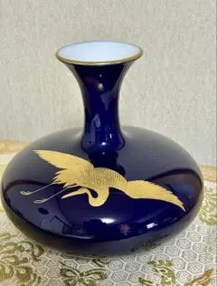 木箱入り 香蘭社 花瓶 花器 置物 鶴 在印 在銘 木箱入り 香蘭社 花瓶 花器 置物 鶴 在印 在銘 - その他人気
