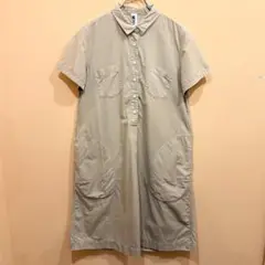 MHL. 半袖 シャツワンピース ページュ 1