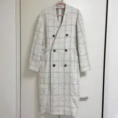 Tomorrow land MACPHEE 稀少美品 薄いコート 36 ホワイト