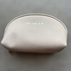 ACTRICE ベージュ ドーム型ポーチ