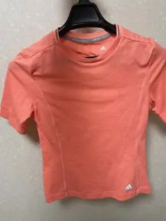 adidas climalite オレンジ Tシャツ M