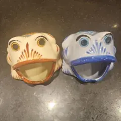 カエル　陶器