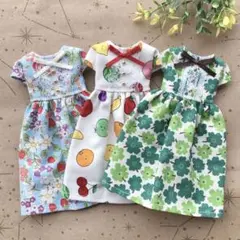 リカちゃん　ギャザーワンピース【3着セット】