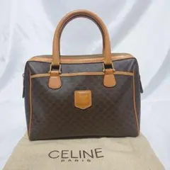 CELINE マカダム柄 ハンドバッグ