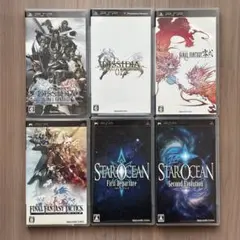 PSP ソフト ディシディア、スターオーシャンなど 6本