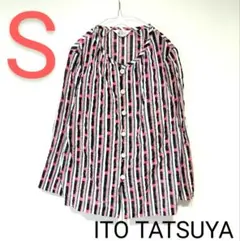 ITO TATSUYA　ブラウス　シャツ　USED古着　S　匿名配送