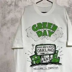 GREEN DAY バンドTシャツ ヴィンテージホワイト　オークランド