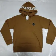 新品Sベージュ・FCRB LOGO PULLOVER SWEAT HOODIE