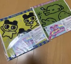 たまごっち 一番くじ　E賞　あのころのハンドタオル2枚