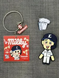 埼玉西武ライオンズ　外崎修汰　グッズ　アクリルチャーム　ピンバッジ　マグネット