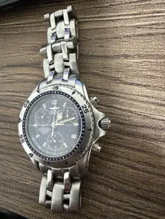 セクター 650 クロノグラフ デイト 青文字盤　腕時計　自動巻　ジャンク品 セクター 650 クロノグラフ デイト 青文字盤 腕時計 自動巻