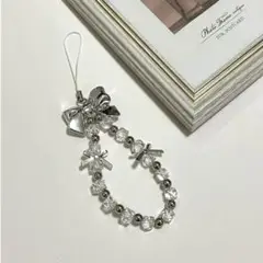 ビーズキーホルダー スマホストラップ ストラップ キーホルダー チャーム