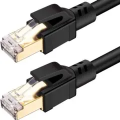 CAT8 LANケーブル　ケーブル40Gbps 2000MHz 超高速　10m