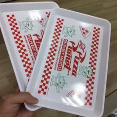 トイストーリー　ピザプラネット　エイリアン　リトルグリーンメン　トレー2枚セット