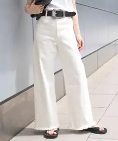 未使用 Deuxieme Classe CELERI セルリWHITE デニム