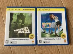 PS Vita ゲーム 2本セット GRAVITY DAZE みんなのゴルフ6
