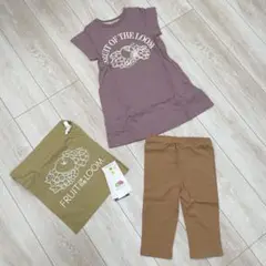 /フルーツオブザルーム チュニック＆スパッツ巾着付きセットアップ Ａ