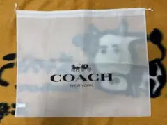 COACH 不織布袋 縦約49cm x 横約60cm