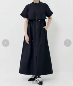 CITY TOKYO スタンドオープンジップシャツワンピース 2024SS