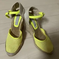 ステラマッカートニー　蛍光　黄色　サンダル