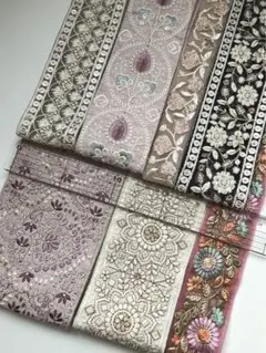 インド刺繍リボン　50cm セット　②