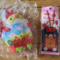 【京都 都タクシー非売品】ミヤコッコ ぬいぐるみ お守り付京都みやげKYOTO