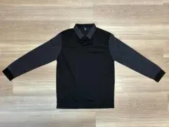【新品】 フェイクツーピースシャツ サイズXL ブラック メンズ