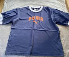 美品　PUMA ネイビー Tシャツ M