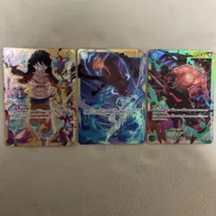 ワンピースカード SEC ルフィ サンジ ゾロ 3枚セット