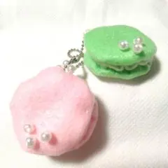 マカロンの手作りチャーム