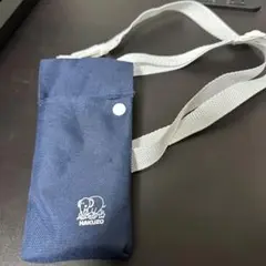 HAKUZOU ネイビー ポーチ 調整可能ストラップ　医療用品　プロ用