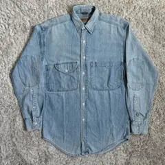 90s USA製 RUFF HEWN デニムシャツ vintage