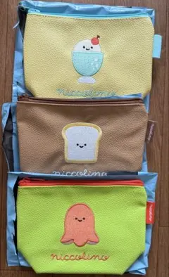 にっこりーノ　大阪にっこりーノパーク　ノベルティポーチ　特典 コンプリート