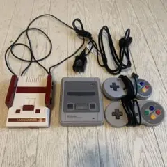 スーパーファミコンミニ　ファミコンミニ　本体　セット