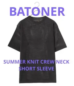 25ss SUMMER KNIT CREW NECK SHORT SLEEVE