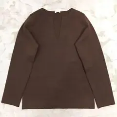 DRESSTERIOR ニットセーター カットソー スリットネック H-1074