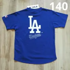 【新品未使用】MLB ドジャース Tシャツ 140cm 　半袖　 キッズ ブルー