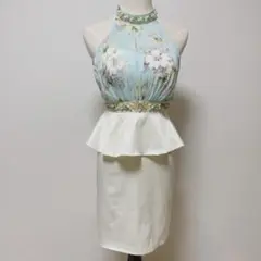 ローブドフルール ROBE de FLEURSジュエリー ペプラム ドレス