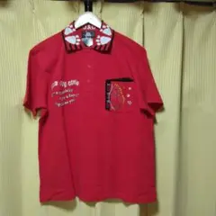 赤いポロシャツ JOKE DOG CLUB