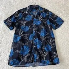 ZARA MAN ザラマン　コットン　花柄　半袖　シャツ　L