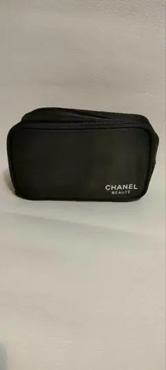 美品 CHANEL シャネル 化粧ポーチ ブラック