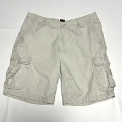 w36の98㎝ カーゴパンツ ハーフパンツ　メンズ　アメリカ古着　faded