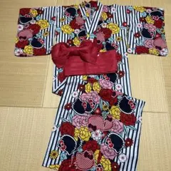 キティーちゃん　浴衣と帯　平成レトロ