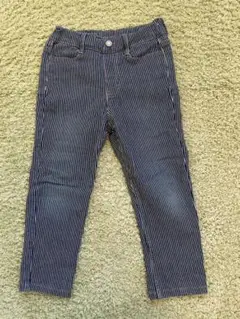 GU キッズ ヒッコリーパンツ 110cm