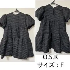 新品❤️O.S.K ふくれジャガードトップス　オーエスケー