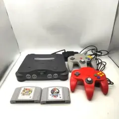 【動作確認済み】NINTENDO64 本体 スーパーマリオカート64カセット付き