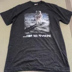 トールフリー購入ヴィンテージTシャツ　HOMAGE 　Mサイズ 宇宙飛行士